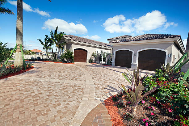 Permeable Paver Driveway in New London, WI
